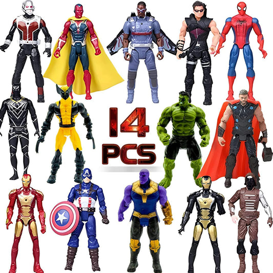 MUKSSE Ironman figure with articulated joints for dynamic play and display.