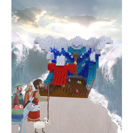 Multi-Blocks Bible story bricks box enhances creative building and storytelling.