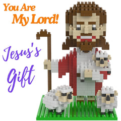 Multi-Blocks Prayer Jesus Building Set cover image for family Bible storytelling.