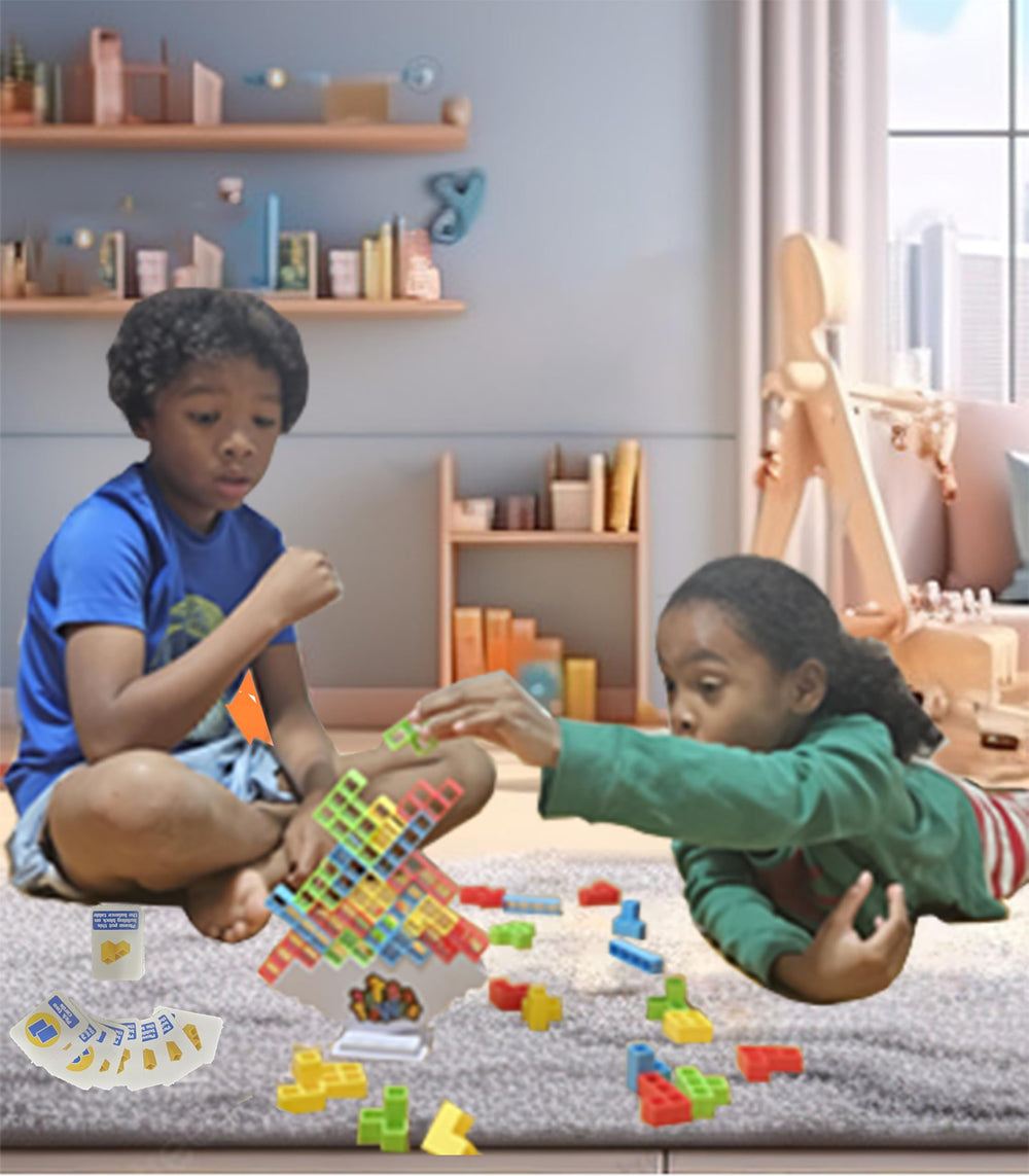 Multipurpose Go color blocks set designed for stacking fun