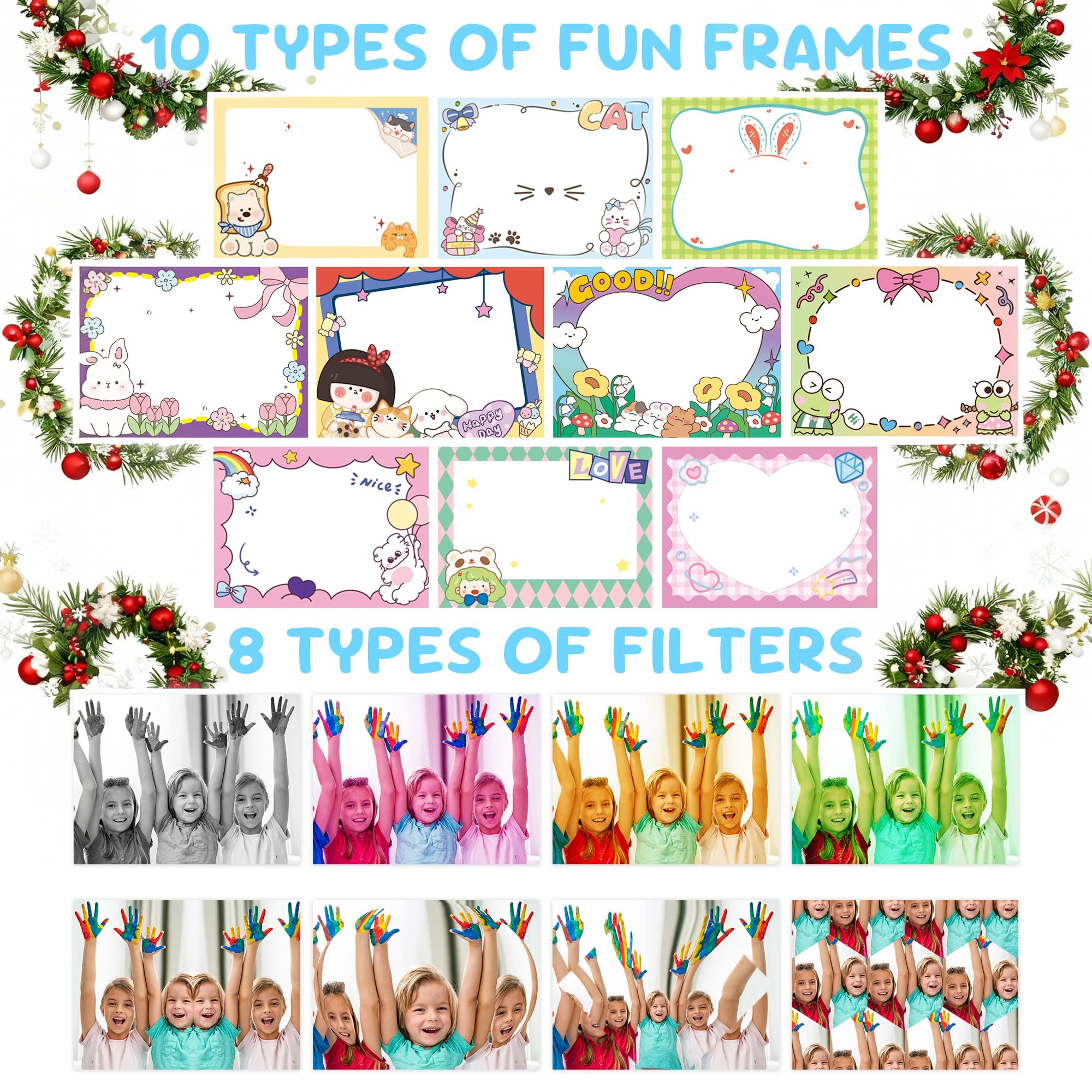 Mummed Kids Camera 2.4 inch screen for easy framing and review