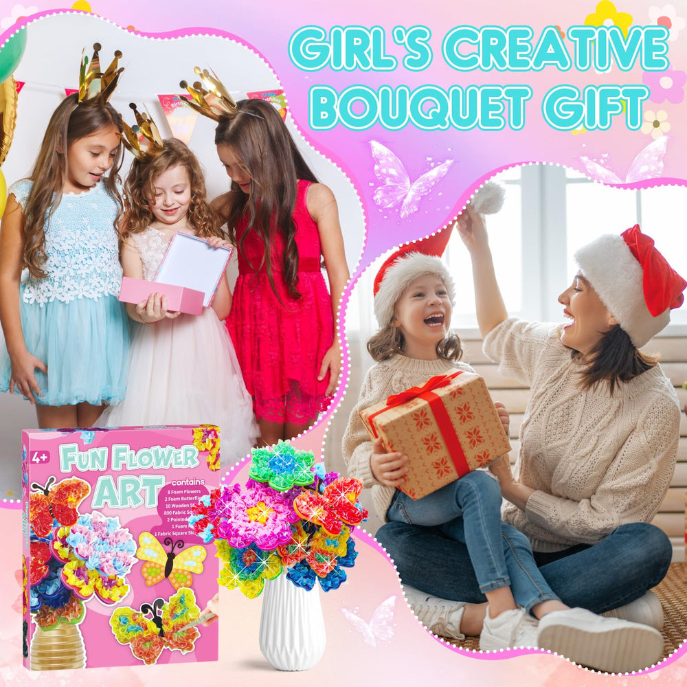 MUNDIDO Kids crafting action captures screen-free, imaginative play