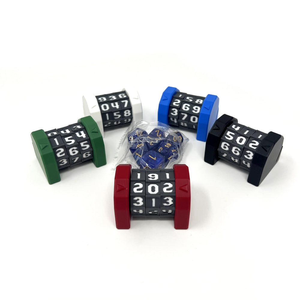 MunnyGrubbers 5-pack life counter dials front view for quick in-game value tracking
