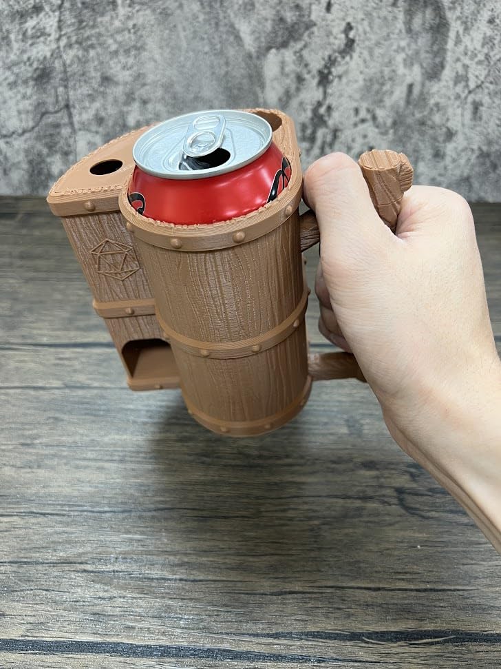 MunnyGrubbers dice tray option featured with the mug tower enables rolling with hands full