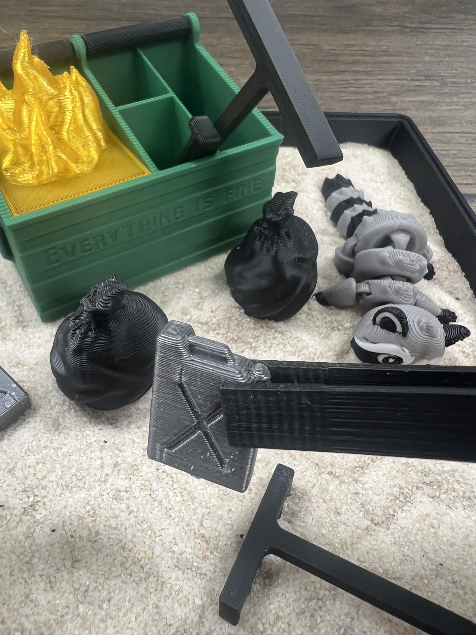 MunnyGrubbers Zen Garden tools set enables playful mini gardening actions.