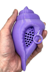 MunnyGrubbers Mystic Conch Shell lavender body invites playful decision making.