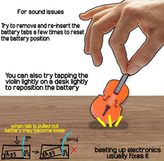 MunnyGrubbers World’s Smallest Violin keychain makes a gift-ready option for friends.