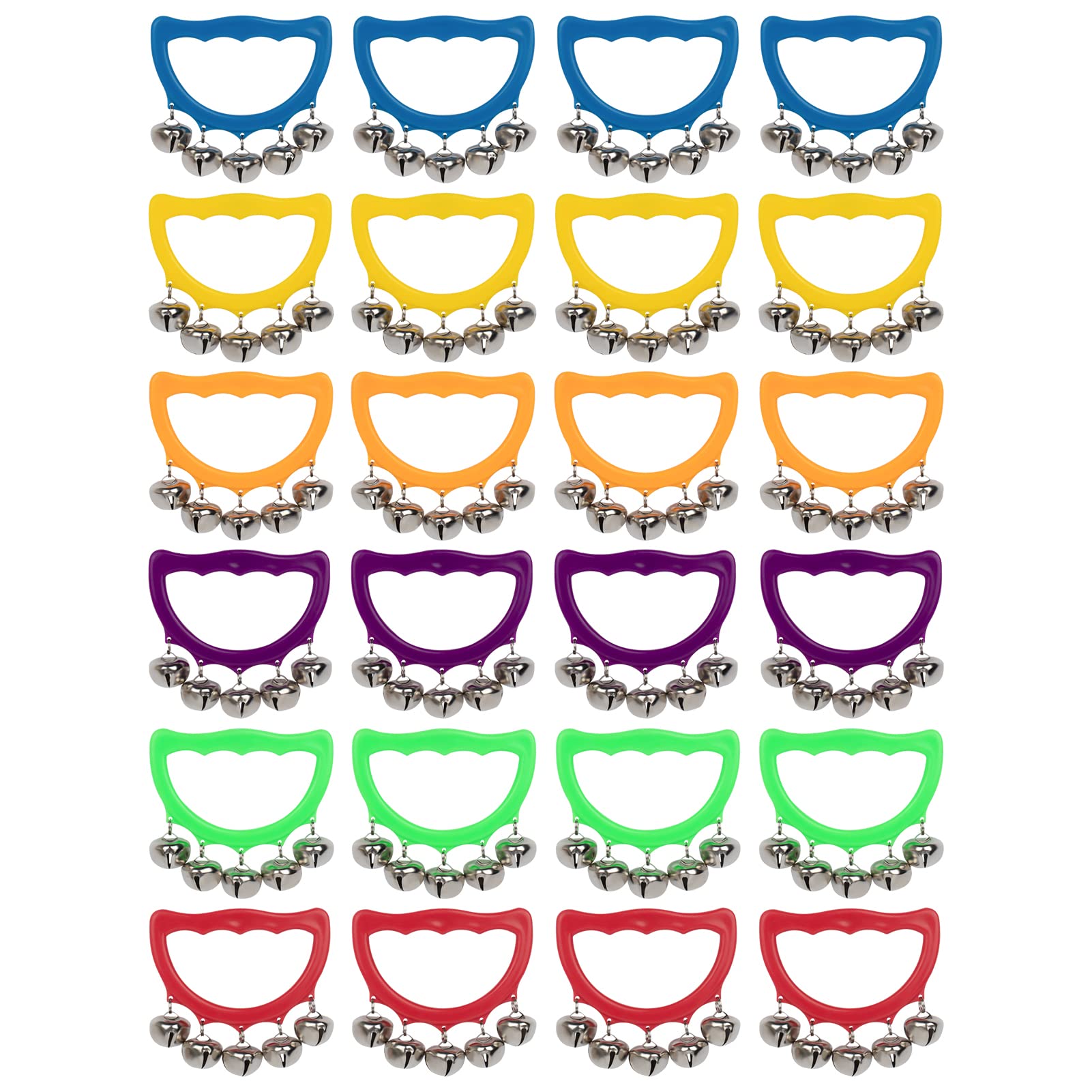Muscell Jingle Bells 24-pcs set for colorful holiday playtime.