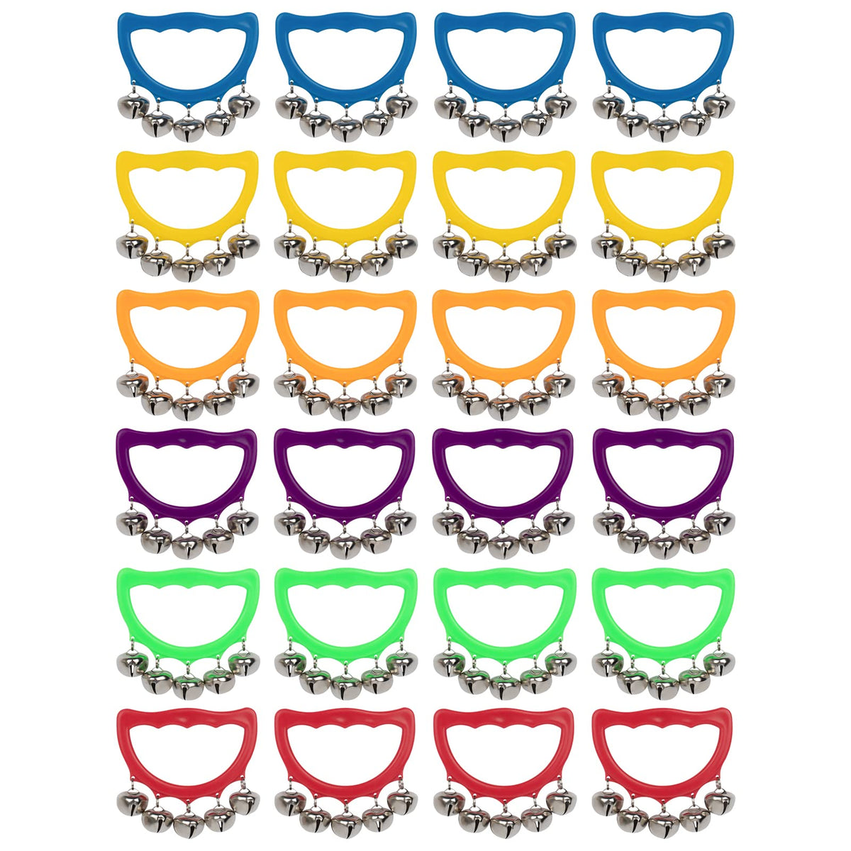 Muscell Jingle Bells 24-pcs set for colorful holiday playtime.
