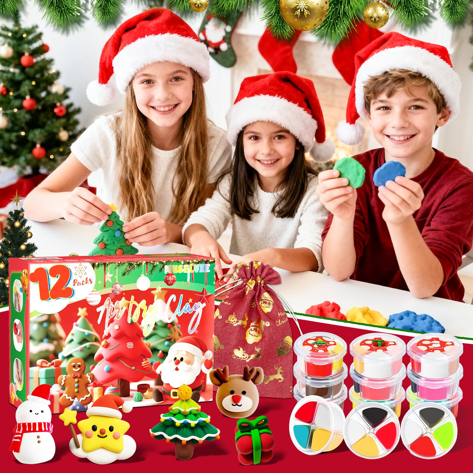 MuseLuxe non-toxic, odorless formula ensures safe play during crafting.