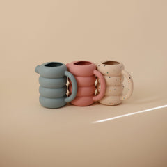 Mushie silicone watering can top-shelf dishwasher safe for quick cleanup