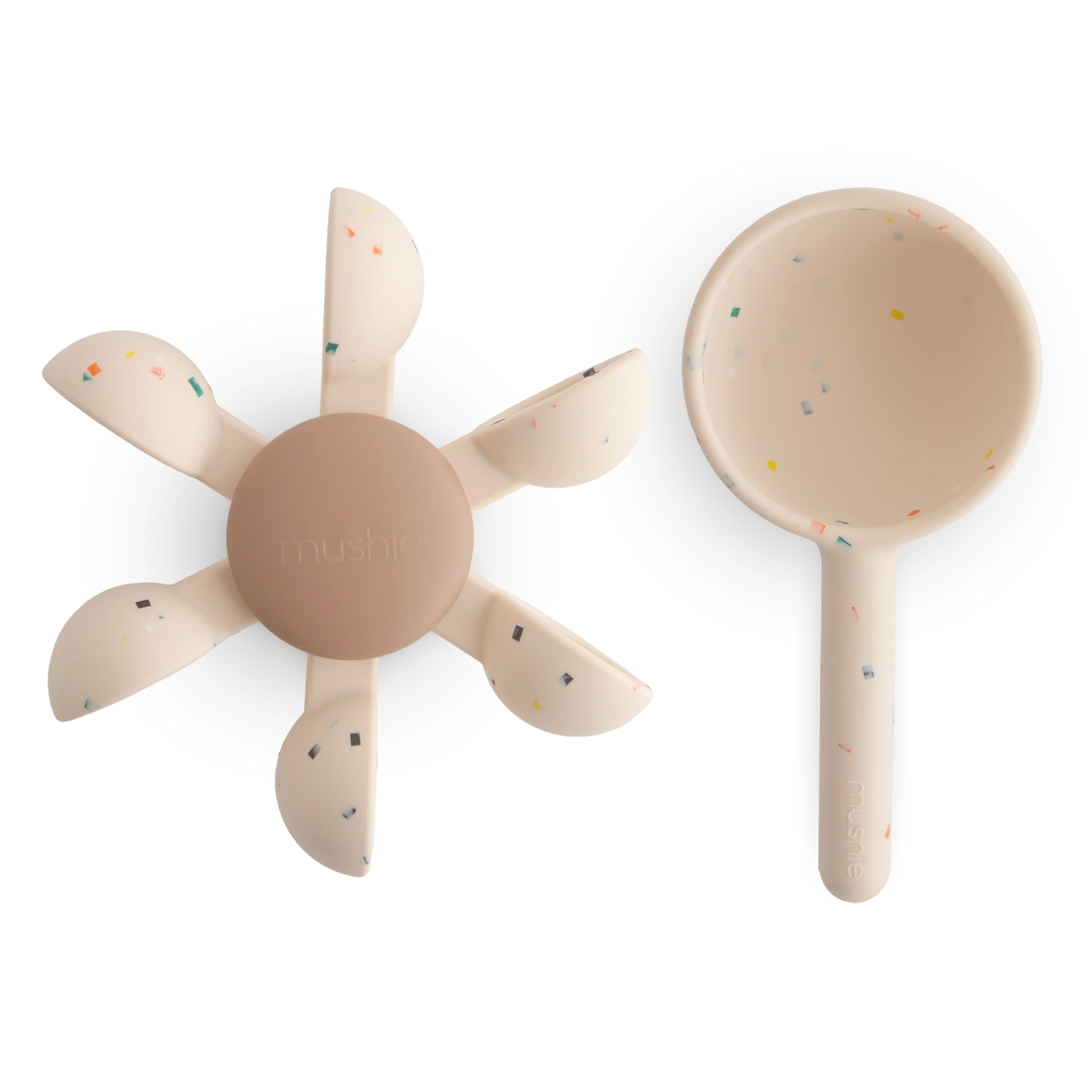 Mushie Water Wheel Bath Toy wheel close-up for engaging bath sensory play