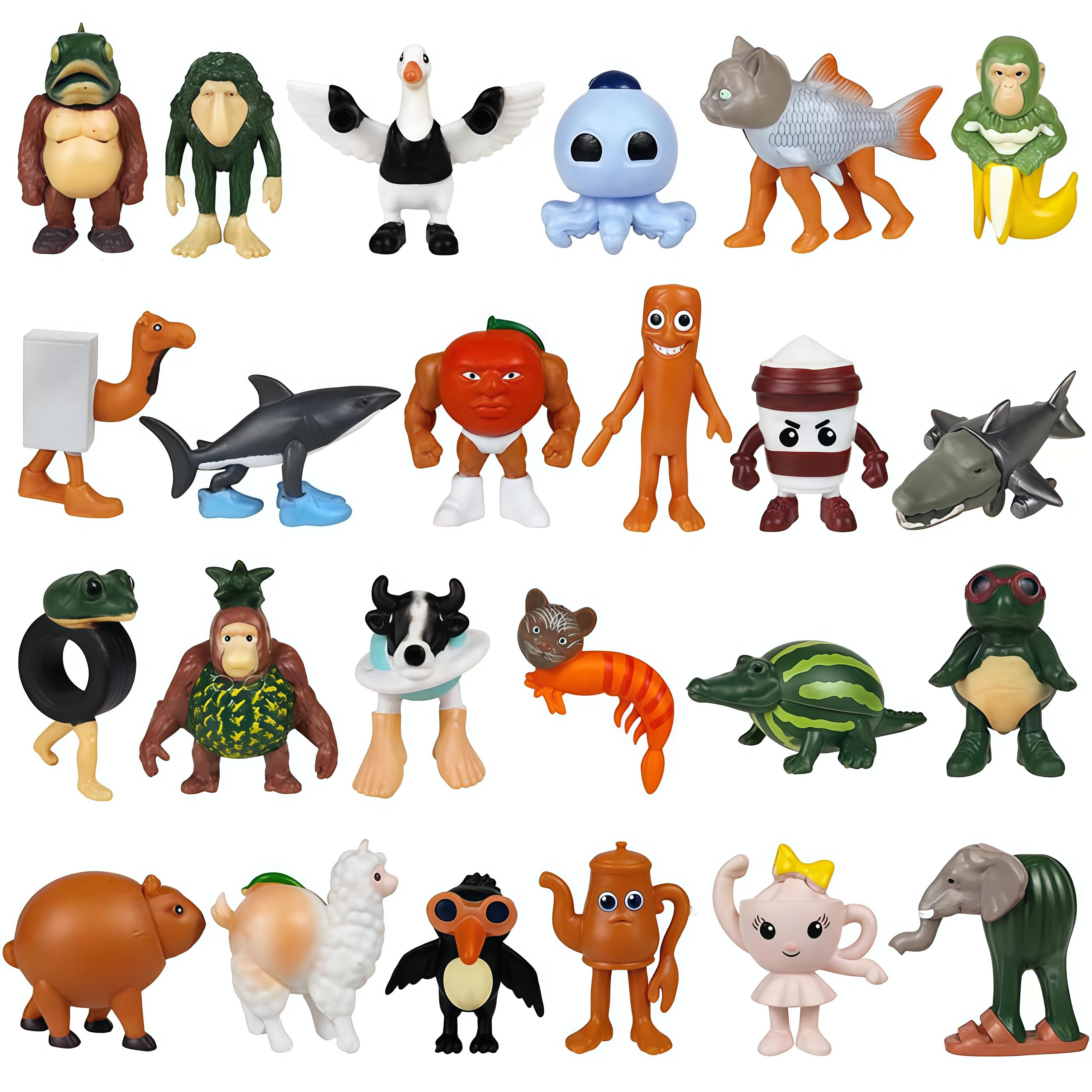 Mushplushies Brainrot collection pack for desk display and gift options