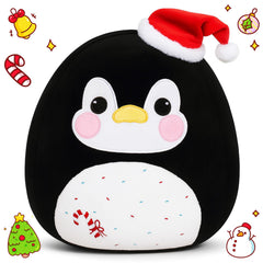 Mushymallow penguin pillow for a warm, cozy hug.