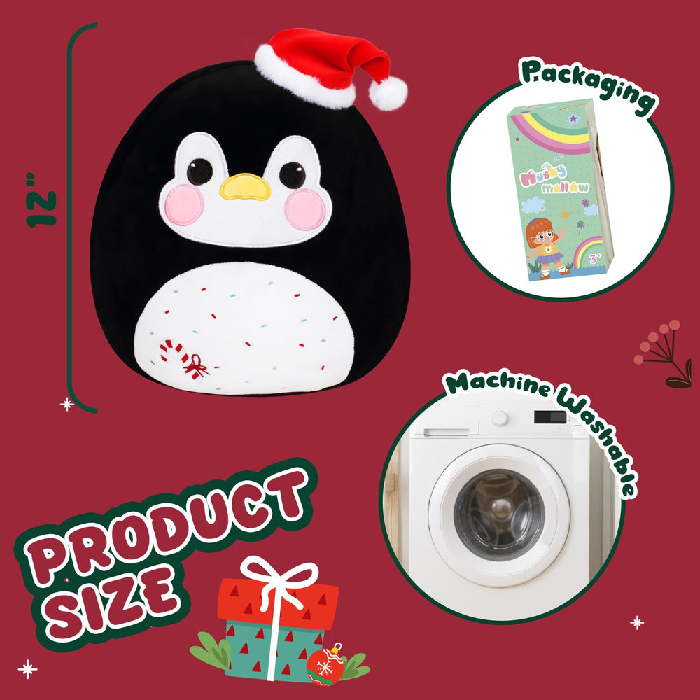Mushymallow penguin plush toy soft and cuddly for kids.