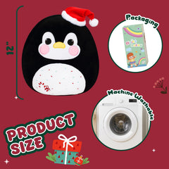 Mushymallow penguin plush toy soft and cuddly for kids.