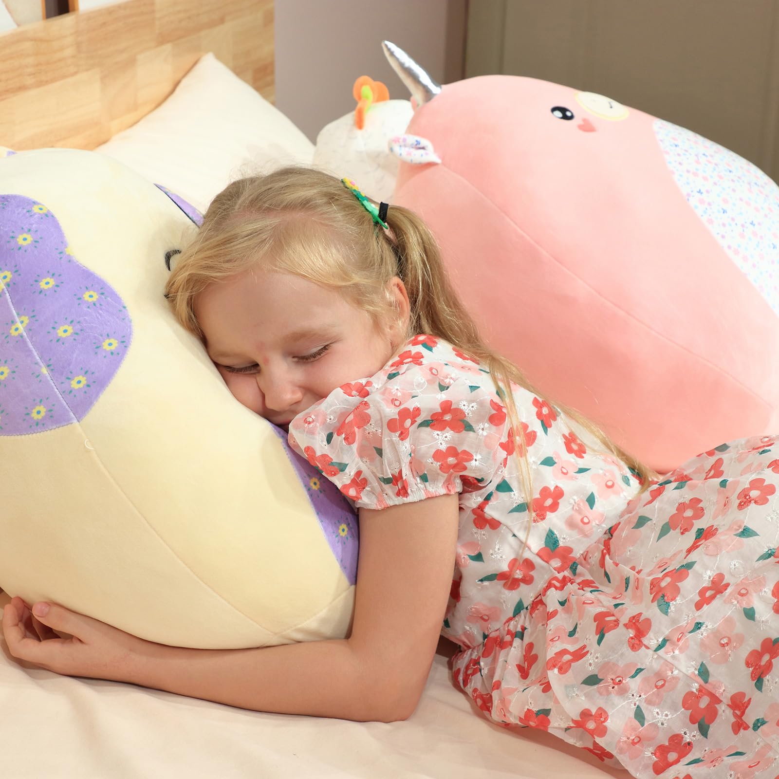 Mushymallow soft PP cotton fabric delivers skin-friendly, cuddly comfort.