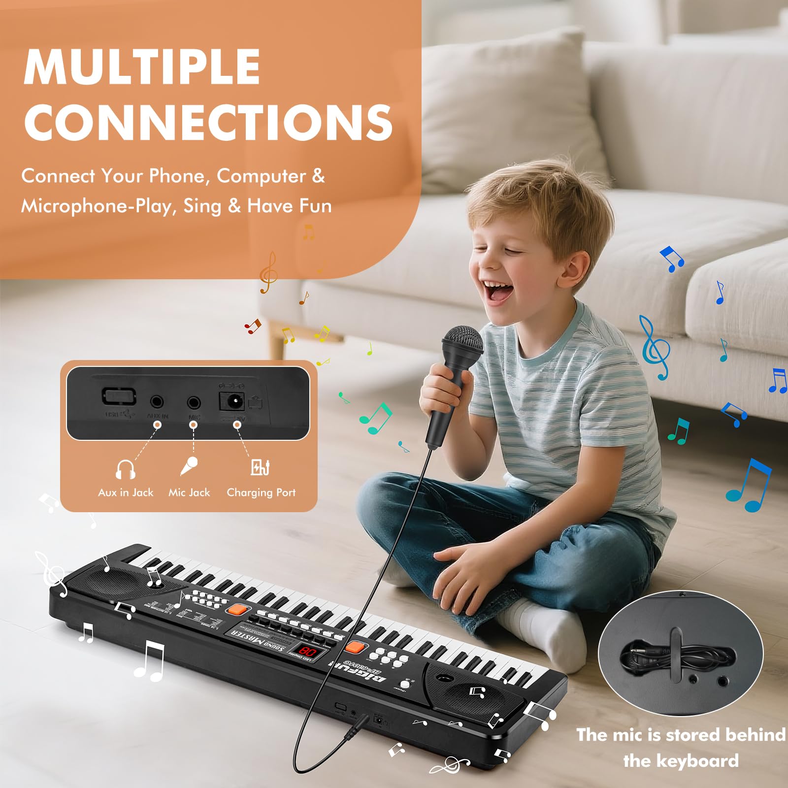 MusicForset microphone usage supports singing along during play