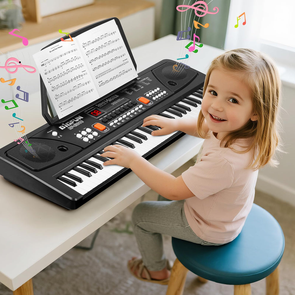 MusicForset piano with stand and accessories for learning