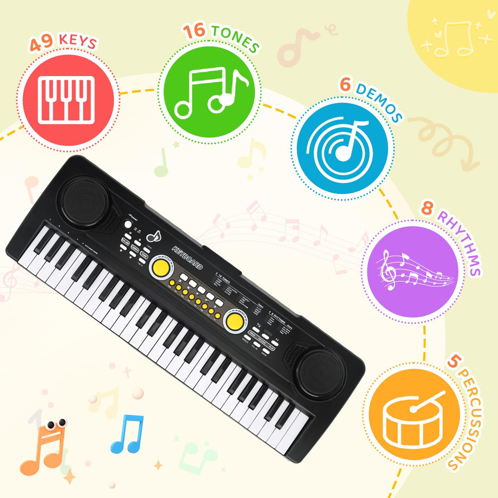 MusicForset Battery or USB Powered Piano—flexible power at home or on the go.