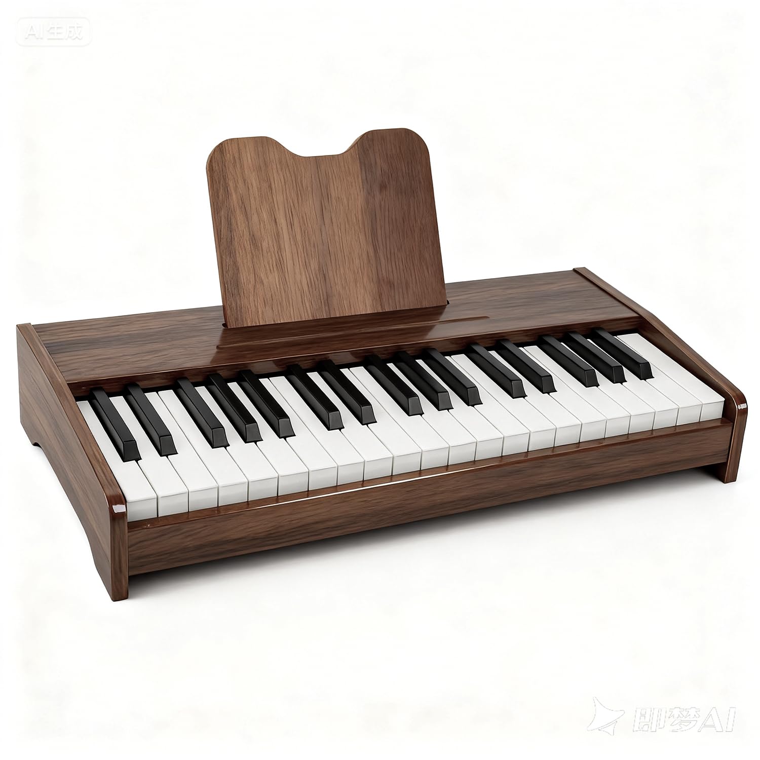 MusicForset kids piano 37 keys wood, realistic tones for budding players.