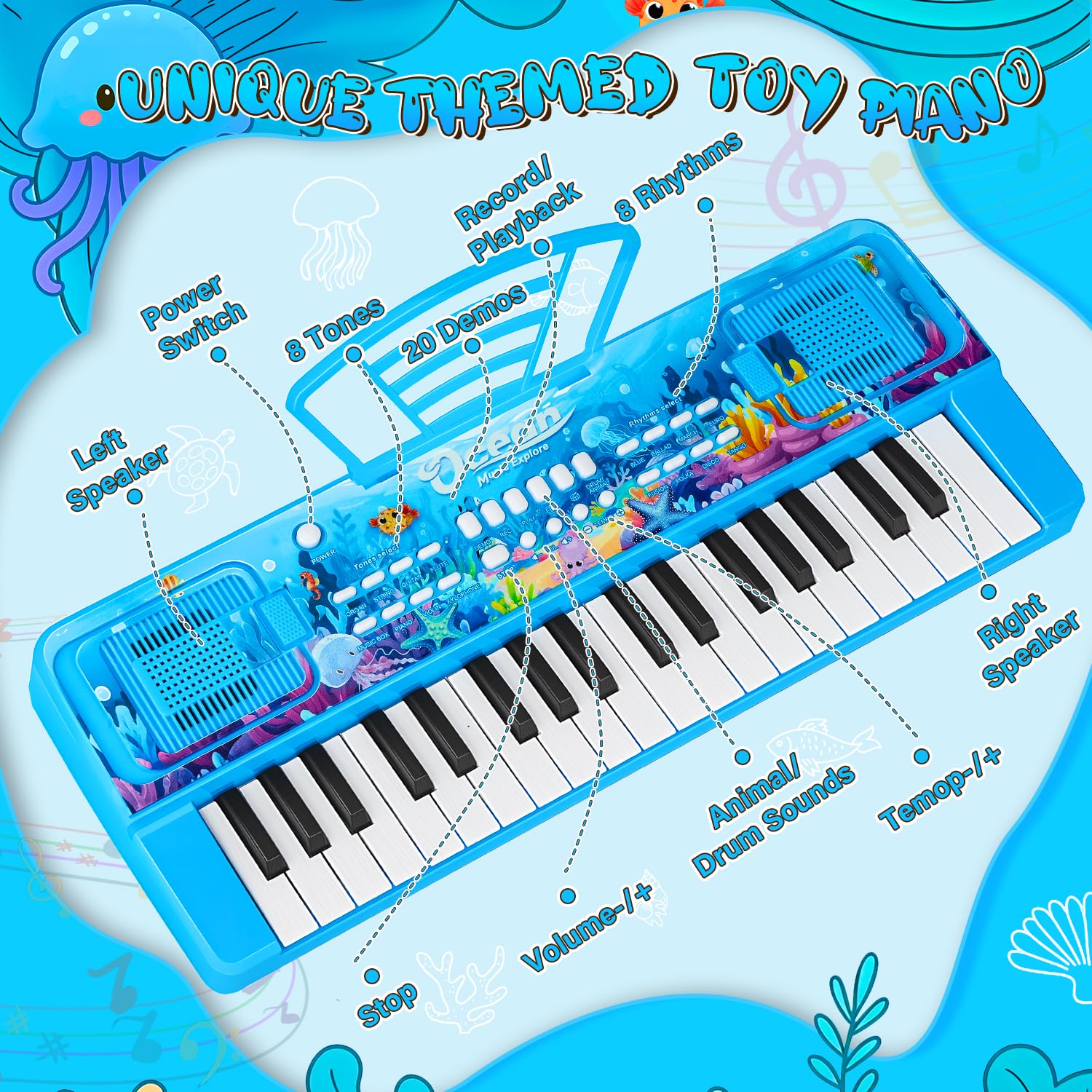 MusicForset volume control allows customizable playing experience.