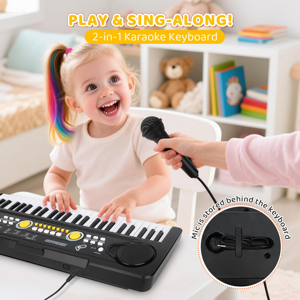 MusicForset Portable Electronic Piano—compact design for travel and playdates.
