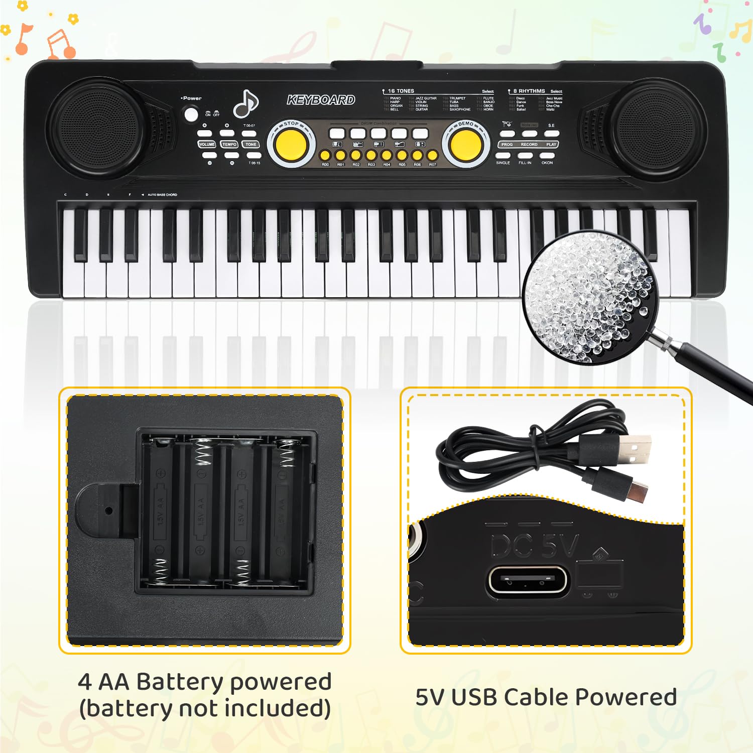 MusicForset Record Playback—save kids melodies to replay later.