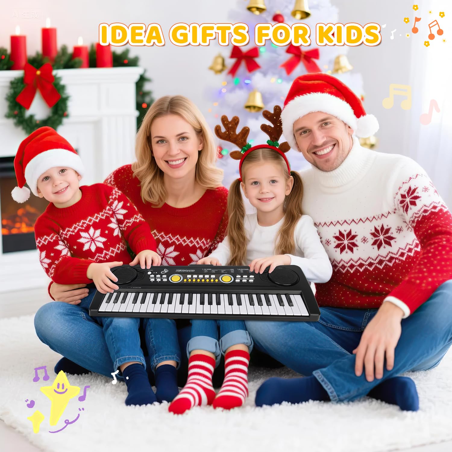 MusicForset Travel-Friendly Piano—compact for on-the-go music fun.