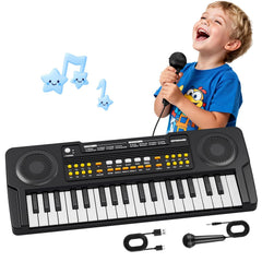 MusicForset upgraded 37-key front view for beginner practice and imaginative play.