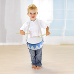 MUSICUBE wooden drumsticks detail showing comfortable grip for small hands.