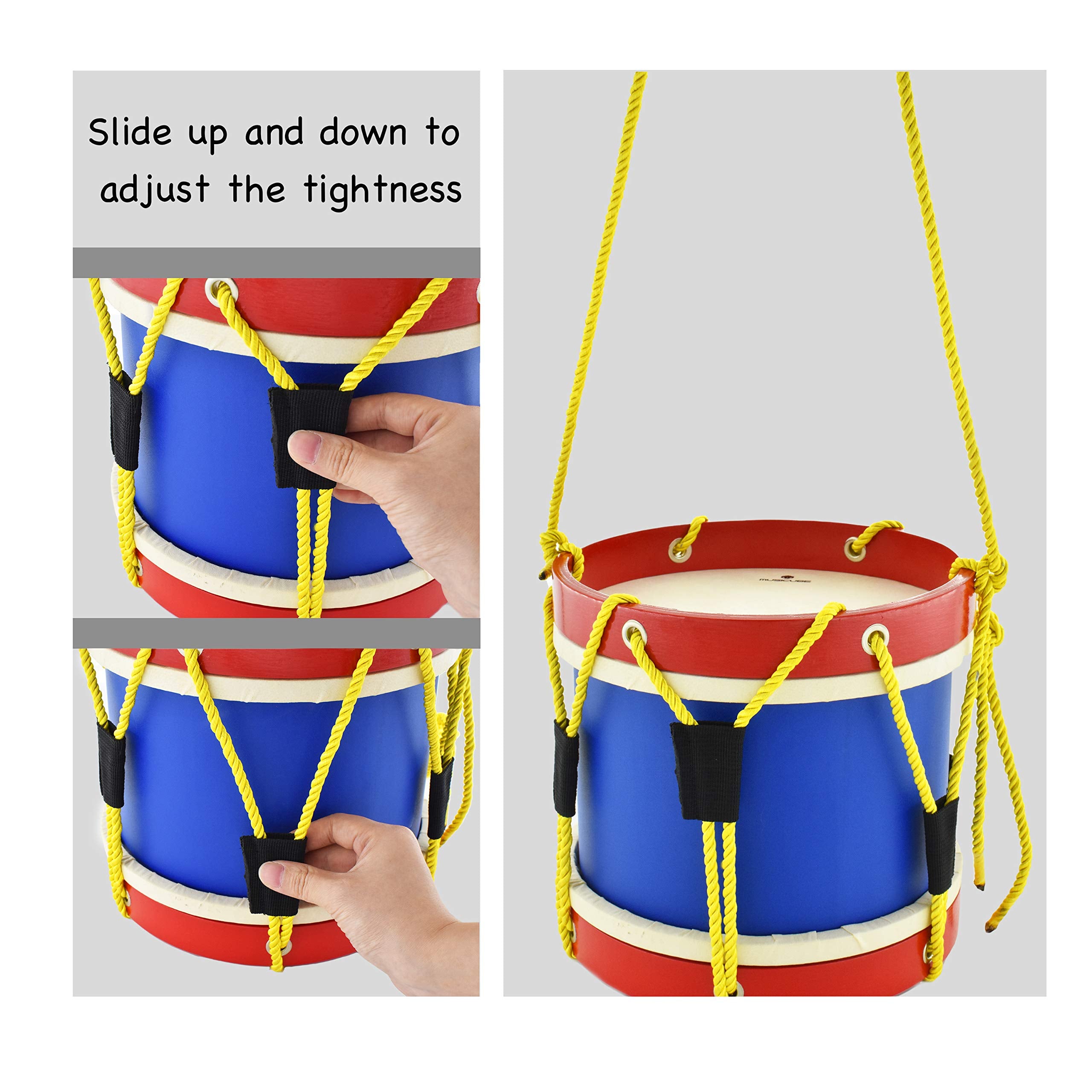MUSICUBE wooden drum sticks provide responsive rhythm practice.