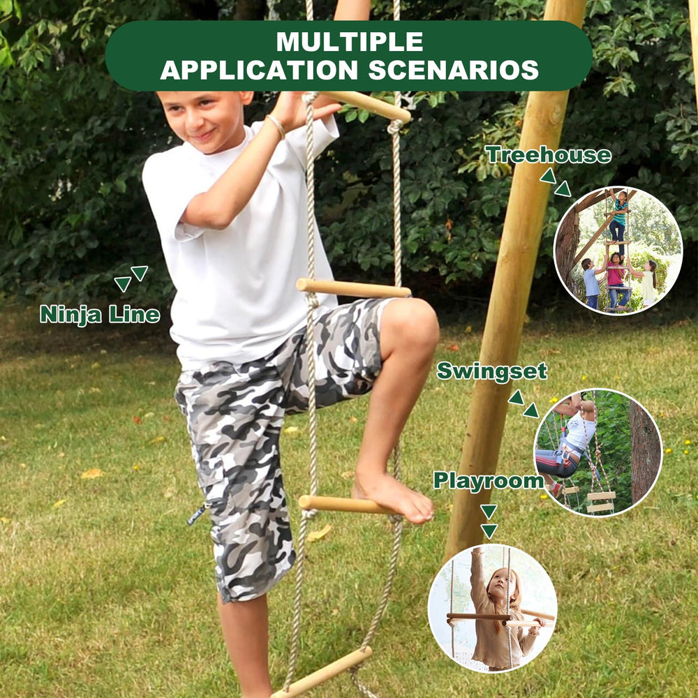 MUXHEL 6.5ft ladder used in treehouse or swing set