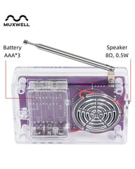MUXWELL DIY FM Radio Kit assembled prototype in progress