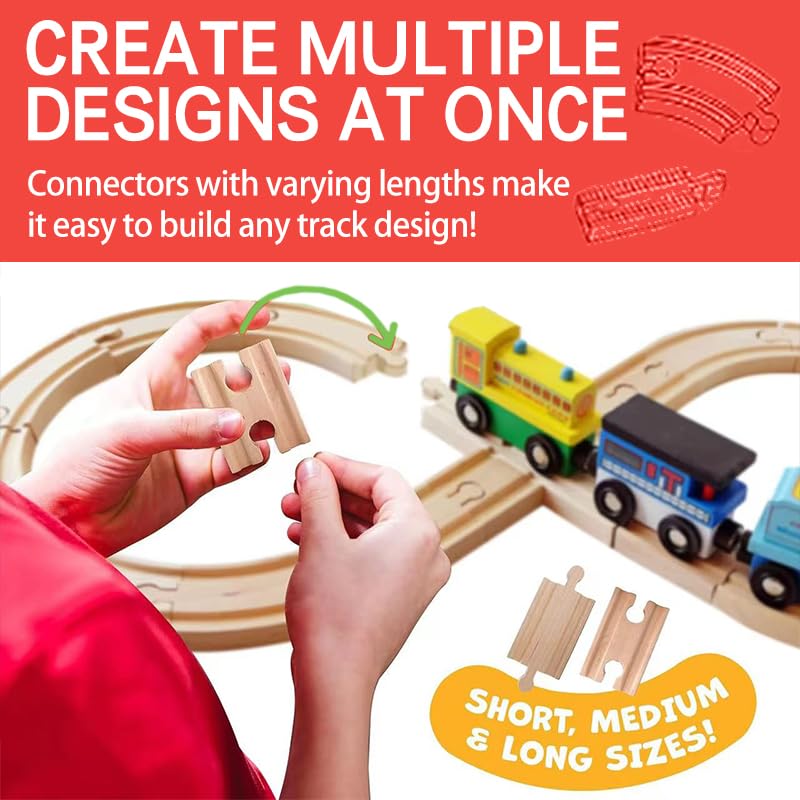 MUYUTOY 44-piece set compatible with Brio, Thomas, Melissa & Doug