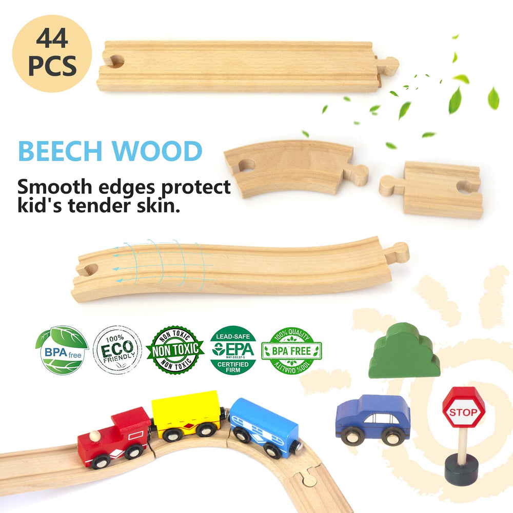 MUYUTOY curved track pieces for dynamic layout options