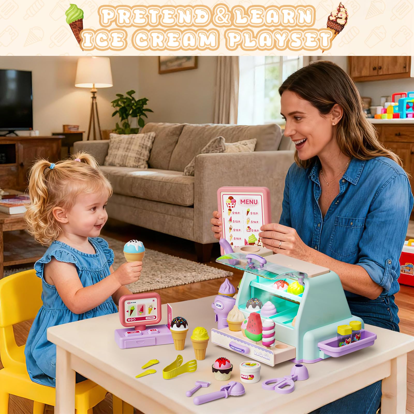 MUZREES toppings assortment invites tasty pretend toppings on each treat
