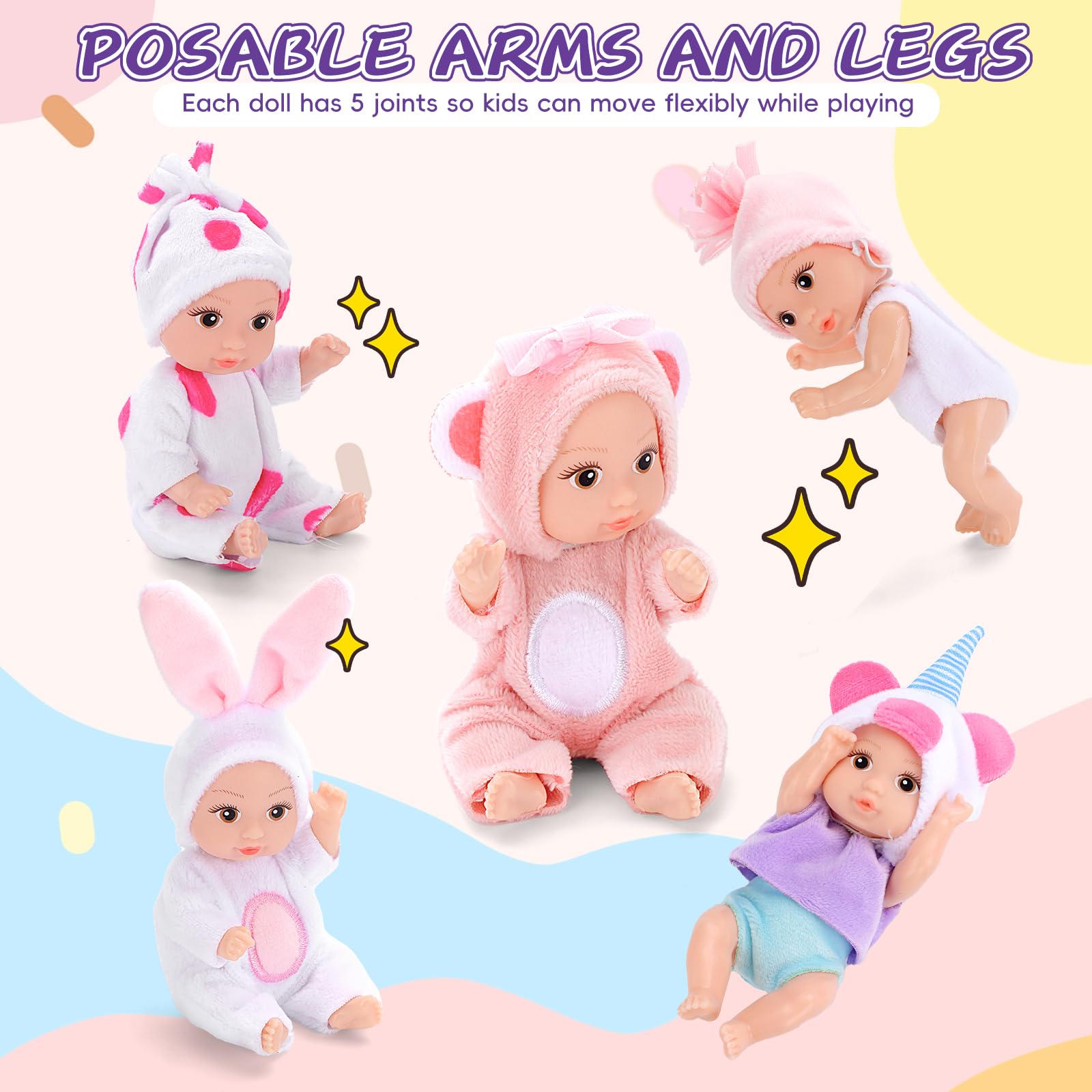 MXSYSHYJ gift-ready doll box with individual compartments