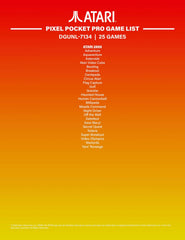 Official licenses guarantee authentic Atari experiences on a compact unit