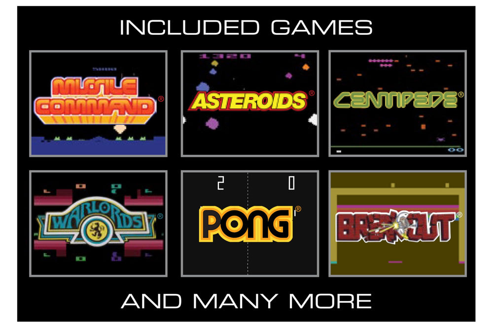 My Arcade Atari Pocket Player Pro compact size fits easily into bags and pockets