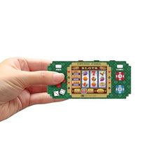 My Arcade Casino Pixel runs on three AAA batteries for portable power.