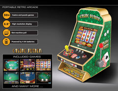 My Arcade Casino Player includes a 3.5 mm jack for private listening.