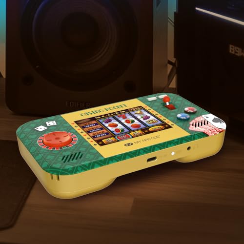 My Arcade Casino Pocket travel case protects your device on trips.