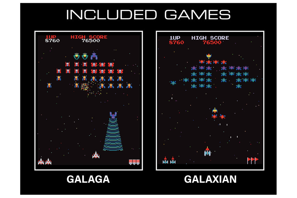 My Arcade Galaga portable bundle brings travel-friendly entertainment to fans.
