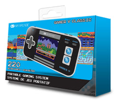 My Arcade Gamer V Classic Blue travel-friendly device for car rides and commutes