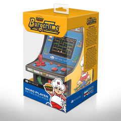My Arcade Namco Micro Player Burgertime licensed collectible invites nostalgia with original artwork.