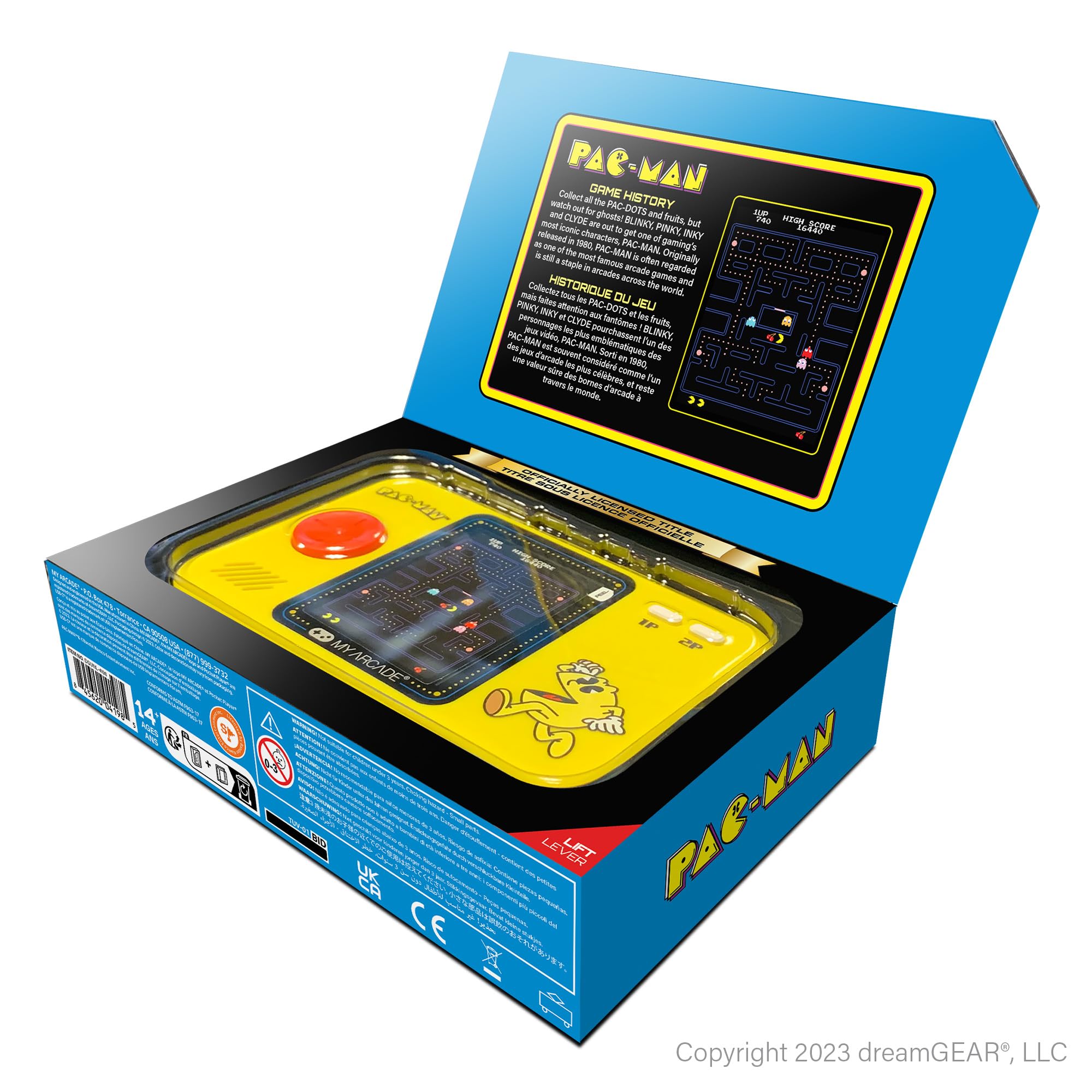 My Arcade Pac-Man Pocket Player Pro makes a great gift for kids and collectors.