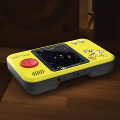 My Arcade Pac-Man Pocket Player Pro headphone jack enables private play.