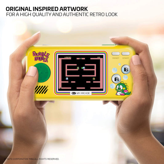 My Arcade Pocket Player 2-75-inch color display presents vibrant visuals.