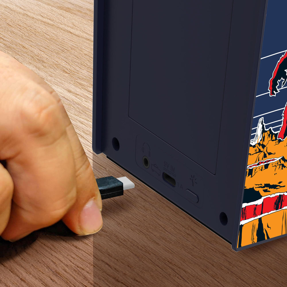My Arcade Space Invaders Micro Player Pro display close-up, 2.75-inch color screen.